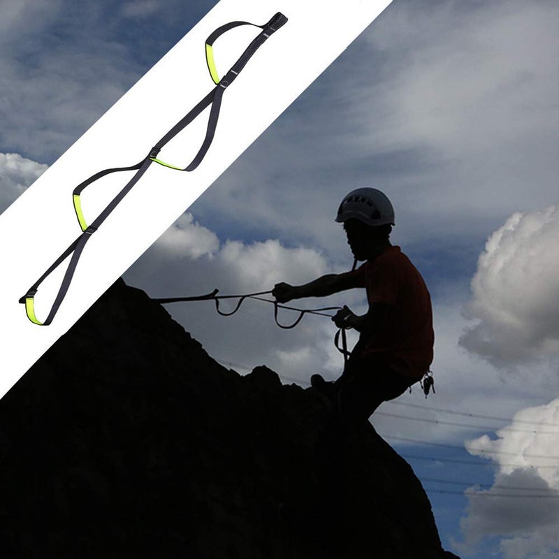 WILDKEN Climbing Aider 4 Step Foot Ascender Loop Climbing Rope Ladder Etrier Aid Tool for Rock Climbing Mountaineering Caving Rescue Aerial Work - Image 5